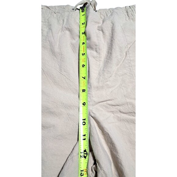 White Stag Womens Beige Casual Shorts Size M Cotton Drawstring Waist Pockets Rel - Picture 9 of 12